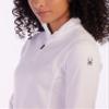 Spyder Women's Baselayer Zip T-Neck, White, Small view 3