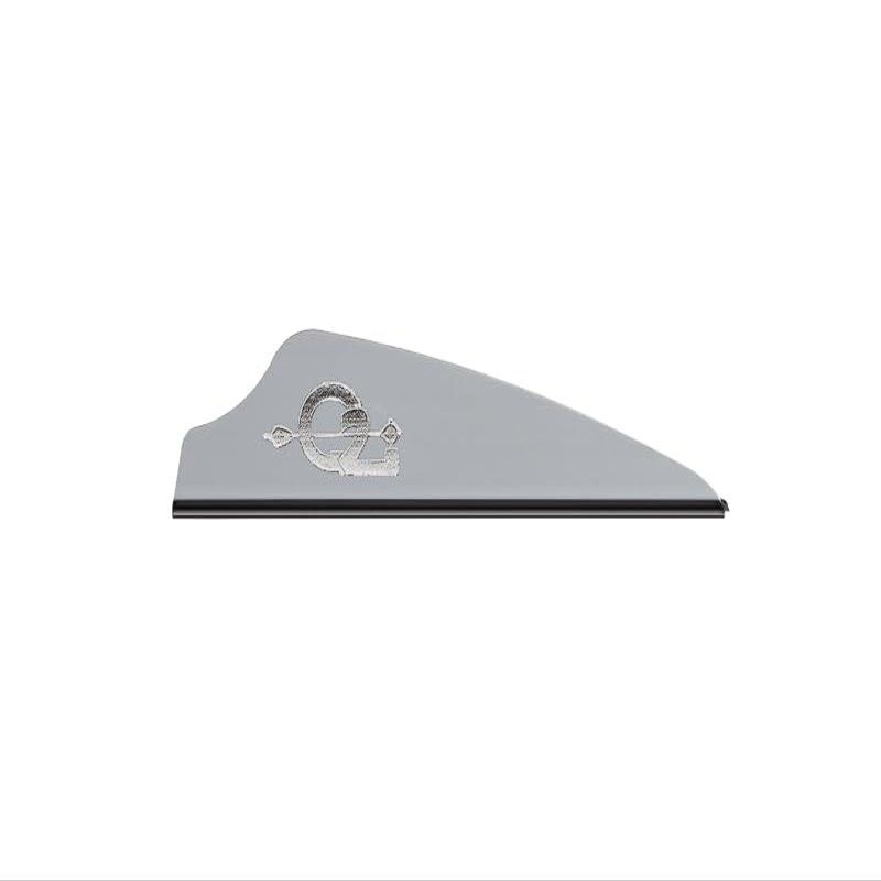 Q2i Fusion X-II Target Archery Vanes - Ultra-Lightweight with Tri-Fusion Vane Adhesion Technology for Archery Arrows Premium Arrow Fletching & Accessories for Archers - 1.75" Gray 100pk