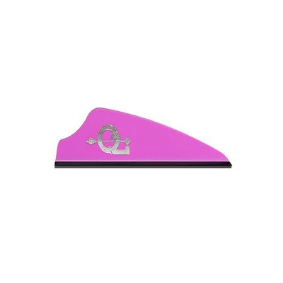 Q2i Fusion X-II Target Archery Vanes - Ultra-Lightweight with Tri-Fusion Vane Adhesion Technology for Archery Arrows Premium Arrow Fletching & Accessories for Archers - 1.75" Purple 100pk