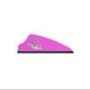 Q2i Fusion X-II Target Archery Vanes - Ultra-Lightweight with Tri-Fusion Vane Adhesion Technology for Archery Arrows Premium Arrow Fletching & Accessories for Archers - 1.75" Purple 100pk view 1