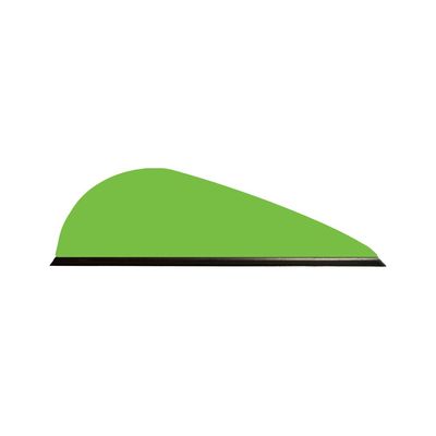 Q2i VANES Predator-X-Precision Performance Archery Accessories with Tri-Fusion Vane Adhesion Technology for Arrow Fletching and Arrow Fletching Vanes, Ideal for Archery Enthusiasts (Neon Green)