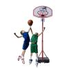 HJTCZHUANYONG Medium Portable Basketball Stand (Rim Height 2.1-2.6m) Maxium Applicable Ball Model 7# Red & Black & White view 2