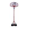 HJTCZHUANYONG Medium Portable Basketball Stand (Rim Height 2.1-2.6m) Maxium Applicable Ball Model 7# Red & Black & White view 4