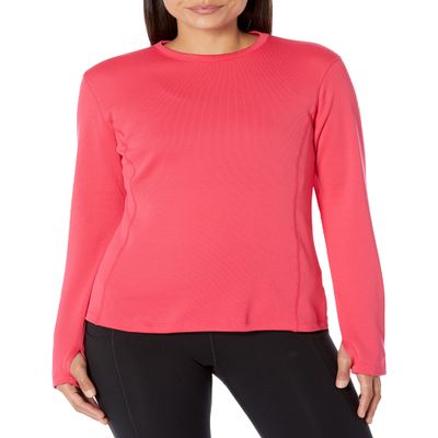 Spyder Women's Baselayer Crew Top, Cerise, Small