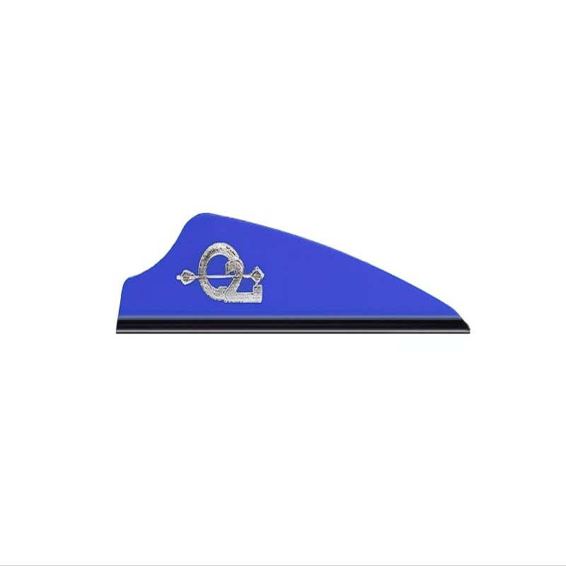 Q2i Fusion X-II Target Archery Vanes - Ultra-Lightweight with Tri-Fusion Vane Adhesion Technology for Archery Arrows Premium Arrow Fletching & Accessories for Archers - 1.5" RB 100pk