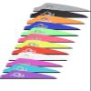 Q2i Fusion X-II Target Archery Vanes - Ultra-Lightweight with Tri-Fusion Vane Adhesion Technology for Archery Arrows Premium Arrow Fletching & Accessories for Archers - 1.5" RB 100pk view 2