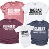 Family Matching Shirts, Funny Rules Saying T-Shirts, Humorous Family Outfits, Gifts for Family (Woman V-Neck) Multi-Color view 1