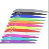 Q2i Fusion X-II Target Archery Vanes - Ultra-Lightweight with Tri-Fusion Vane Adhesion Technology for Archery Arrows Premium Arrow Fletching & Accessories for Archers - 3" 100pk Gray view 2