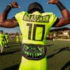Battle Sports Novelty Football Back Plate  Hard Shell Lower Back Protector with Contoured Foam for High-Impact Protection - Adult, Nightmare, Neon Green view 3