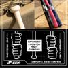 SSK Z9 Professional Edge Comp Coaches Wood Fungo Bat 33" 35" 37" - Baseball & Softball  22+ Colors - 60 Day Warranty (37", Natural/Navy/Yellow) view 3