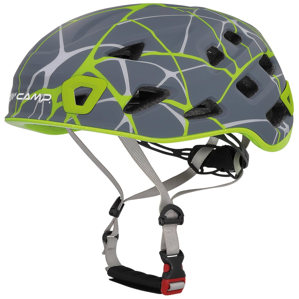 Camp USA Storm Helmet Grey/Lime, L