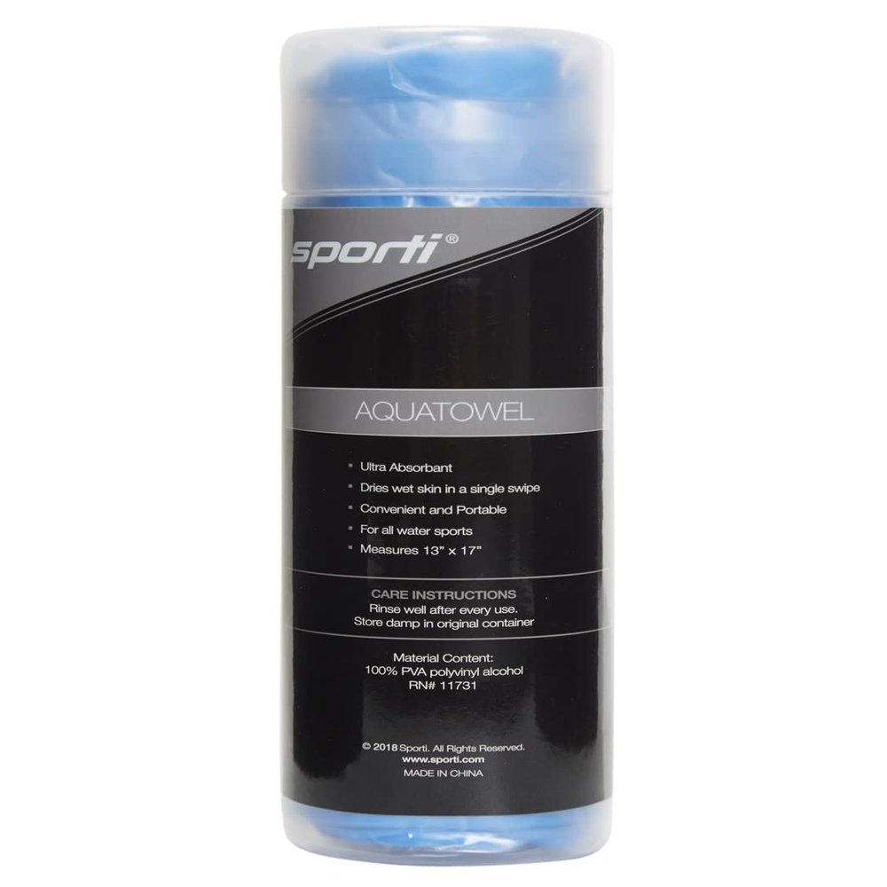 Sporti 13" X 17" Chamois Sports Towel (Blue)