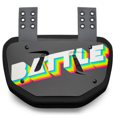 Retro Arcade Adult Football Back Plate by Battle Sports