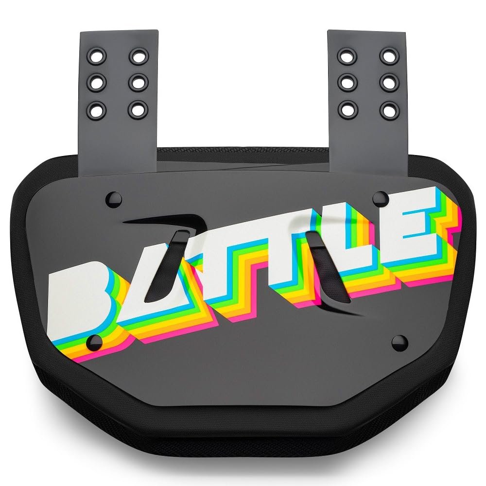Retro Arcade Adult Football Back Plate by Battle Sports