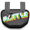 Retro Arcade Adult Football Back Plate by Battle Sports view 1