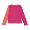 Speedo Girls' Standard Uv Swim Shirt Long Sleeve Rashguard, Block Rose Violet, X-Small view 2