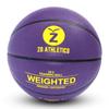 Zo Athletics Weighted Basketball - Workout Included on The 3lb Heavy Basketball for Training and Dribbling Drills - Training Equipment for Teen Boys and Girls (Purple) view 1