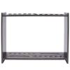 Floor Standing Pool Cue Rack for 12 Billiards and 2 Triangles, 12 Holes Billiard Pool Cue Stick Holder Compact Billiard Table Accessories, 28.7x6.7x22inch, Hole Diameter: 3.5cm/1.38inch view 4