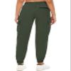 NEYOUQE Women's Cargo Joggers - Quick Dry Gym Pants with Elastic Waist - Army Green XS view 4