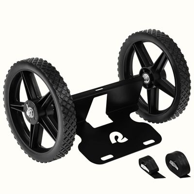 Retrospec Palisade 45 & 65 Qt Cooler Wheel Kit with 12 No-Flat Tires - Durable Straps & Power-Coated Steel Axles - 65qt