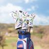 1pc or 3pcs Golf Club Covers Driver Headcover 3 Wood Cover Hybrid Rescue Headcover PU Leather Colorful Golf Headcovers Set 13 H Golf Gifts for Men Women Golfers (3pcs Set 1+F+H) view 2
