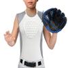 Cabasse Youth Chest Protector, Heart-Guard/Sternum Protection Shirt for Baseball, Football, T Ball, Lacrosse & Goalies (Large, White Grey) view 4