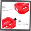 Bike Pedals Replacement Toe Clips for Road Bike Anti-Skid Cycle Pedals Random Color view 2
