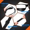 Fiada 3 Pack Dribbling Goggles Basketball Sports Glasses Adjustable Dribbling Black Goggles Basketball Training Equipment view 4