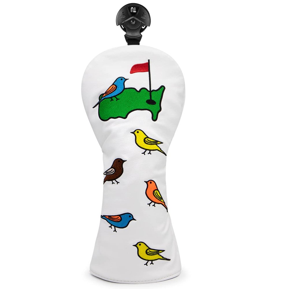 Barudan Golf Hybrid Head Cover Headcover, Birdie & Green Golf Club Head Cover for Hybrids Interchangeable # 2 3 4 5 6 UT