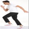AIRIKE Sweatpants for Mens Outdoor Casual Lightweight Quick Dry Polyester Workout Exercise Sports Trousers with pokcets (Camouflage Black 38) view 3