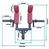 Viking Press Landmine Handle for 2-Inch Olympic Barbell, Hack Squat T-Bar Row Attachment Strength Training Accessories, Shoulder Press Landmine Attachment Equipment (Style E) view 2