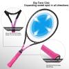 LUNNADE Adults Tennis Racket 2 Pack, Durable 27 Inch Coupled Tennis Racquet Light-Weight, Pre-Strung and Regrip, Suitable for Beginners to Intermediate Players view 3