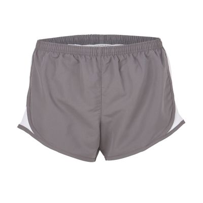 boxercraft Sport Short for Women, Grey/White-XXS