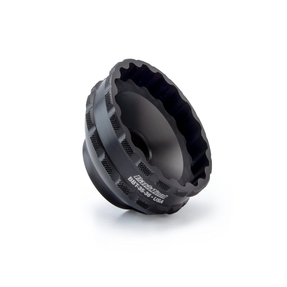 PARKTOOL BBT-35-36 36 Notch Bottom Bracket Tool, Black, Long Diameter: 2.0-2.1 inches (51-53 mm)
