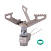 Ultralight Backpacking Stove Portable Pocket Stove Titanium Camping Gas Burner only 26g with 1 Extra Backup O-Ring view 1
