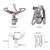 Ultralight Backpacking Stove Portable Pocket Stove Titanium Camping Gas Burner only 26g with 1 Extra Backup O-Ring view 3