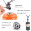 Ultralight Backpacking Stove Portable Pocket Stove Titanium Camping Gas Burner only 26g with 1 Extra Backup O-Ring view 4