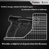 Nswern Pistol Rack Universal Protective Handgun Storage,Handgun Rack for Gun Safe Gun Cabinet Storage, Gun Magazine Holder, 2 Gun Holder 6 Mag Slots Fit Most Pistols view 4