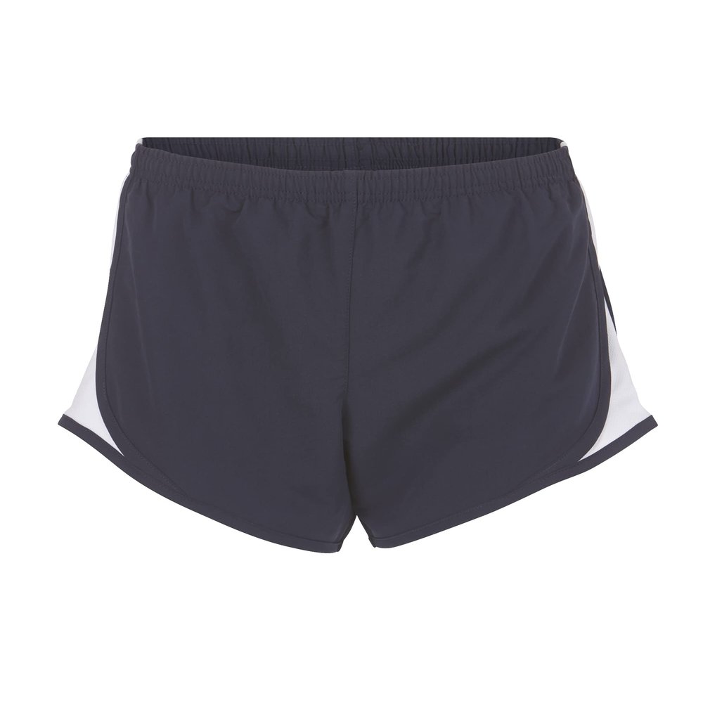 boxercraft Sport Short for Women, Navy/White-2XL
