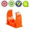 Bimini Top Pole Boat Clips Holder w/Side Facing Pole Clip Holder for Security Boat Hook/Oar/Gaff Holders Marine Pole Holder Doubles as Bimini Curtain Spacer-Type2-Orange-4 Pack view 3