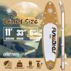FunWater Inflatable 11'33"6" Ultra-Light SUP for All Skill Levels Everything Included with Stand Up Paddle Board, Adj Floating Paddles, Pump, ISUP Travel Backpack, Leash,Waterproof Bag view 2