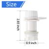 Cooler Drain Plug,Threaded Drain Plug with Plastic Tethered Cap for Igloo Cooler Ice Chest,Drain Plug Replacement Parts, Set of 2 view 3