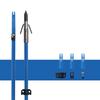 TIGER ARCHERY 34inch Bowfishing Arrows Solid Fiberglass Shaft with Broadhead for Compound Bow and Recurve Bow Fishing Arrow Archery and Hunting (Pack of 6) (Blue) view 3
