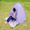 Captain Stag UT-1021 Zabton Folding Chair, Mat, Compact, FD Chair Mat, Storage Bag Included, Bloom/Purple Gray, When Using Chair, Width 16.1 x Depth 17.3 x Height 17.3 inches (41 x 44 x 44 cm) view 2