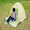 Captain Stag UT-1020 Folding Chair, Floor Mat, Compact, FD Chair Mat, Storage Bag Included, Glow / Light Green, When Using Chair, Width 16.1 x Depth 17.3 x Height 17.3 inches (41 x 44 x 44 cm) view 2