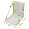 Captain Stag UT-1020 Folding Chair, Floor Mat, Compact, FD Chair Mat, Storage Bag Included, Glow / Light Green, When Using Chair, Width 16.1 x Depth 17.3 x Height 17.3 inches (41 x 44 x 44 cm) view 3