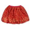 Coralup Little Girls Sparkle Sequin Party Skirt Dance Glitter Tutu Skirts(Red,1-2Y) view 1