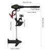 Thrust Saltwater Electric Trolling Motor Engine Outboard Rubber Boats 40" Shaft, 12V Electric Outboard Motor Boat Engine Brush Motor (40lb Thrust) view 2