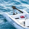 Thrust Saltwater Electric Trolling Motor Engine Outboard Rubber Boats 40" Shaft, 12V Electric Outboard Motor Boat Engine Brush Motor (40lb Thrust) view 3