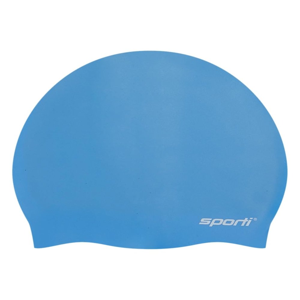 Sporti Kids' Silicone Swim Cap - Blue